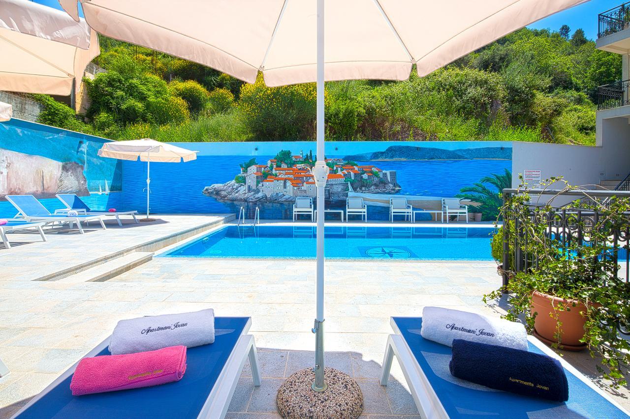Apartments Jovan Sveti Stefan Esterno foto